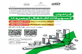 فراخوان دریافت تسهیلات تبصره ۱۸