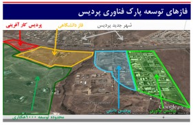 تثبيت مالكيت پارك فناوري پرديس در اراضي فاز 3 توسعه