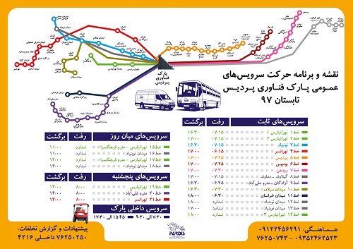 گسترش سرویس‌های عمومی پارک فناوری پردیس